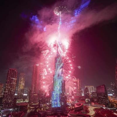 The world welcomes in 2025 with spectacular fireworks