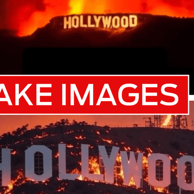 No, the Hollywood sign has not burned in LA wildfires