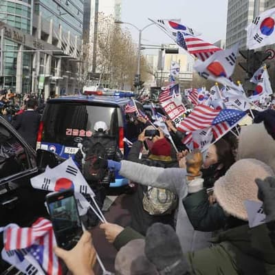 Impeached South Korea President Yoon attends court