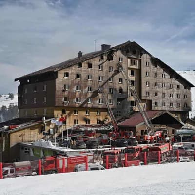 Nine arrested over ski resort hotel fire that killed 76