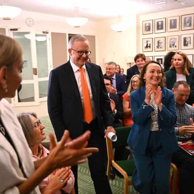 'Sense of optimism' as PM rallies Labor, goes on attack