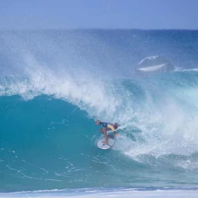 Wright leads Australian charge into surfing quarters