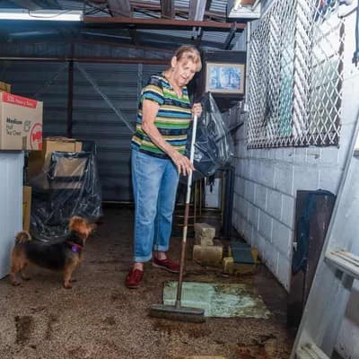 Flash flooding catches out rain-soaked region - again