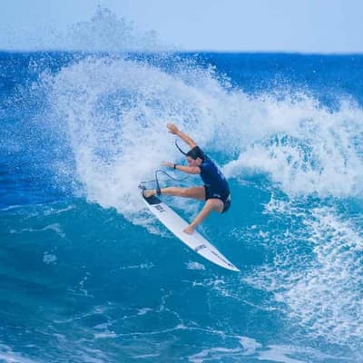 Wright makes surfing history with Pipe Pro double