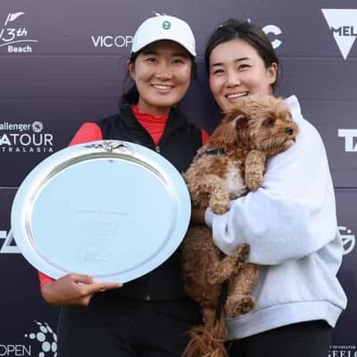 Su Oh has tamed strong winds to win the Vic Open