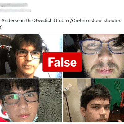 Swedish massacre sparks false claims about killer's identity