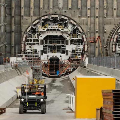 Sinkhole upends digging on troubled $26b road project