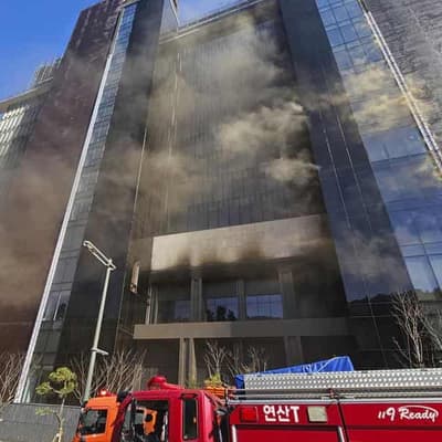 Six dead, 100 evacuated from S Korea construction fire