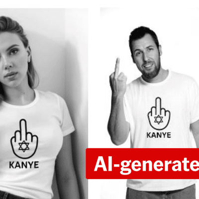 AI deepfake targets Kanye West after Nazi comments, swastika T-shirt