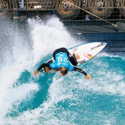 Star Aussie surfers still alive in wave pool showdown