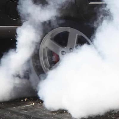 Children among seven injured as burnout goes wrong