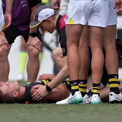 Tigers' No.1 pick Lalor concussed in AFL practice match