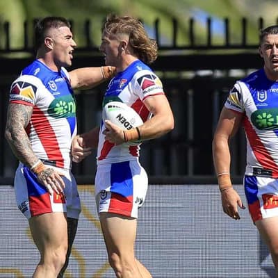 Knights sensation Sharpe blunts woeful Roosters in rout