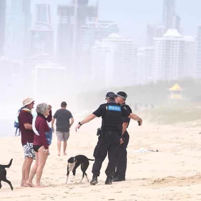 Practice torpedo washes up on popular beach