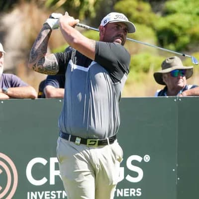Former Rebels bikie near the top of NZ Open leaderboard