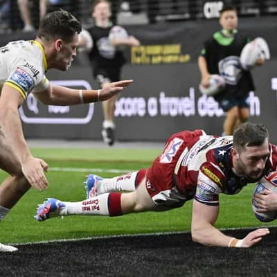 Wigan maul Wolves in high-scoring Las Vegas opener