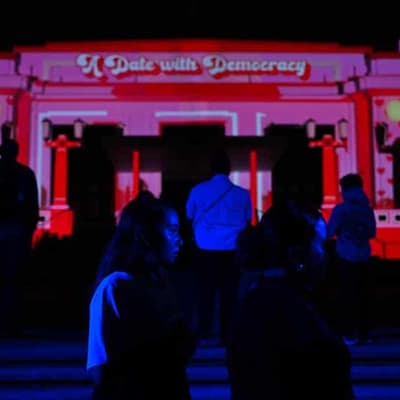 Festival enlivens landmarks of democracy with new hues