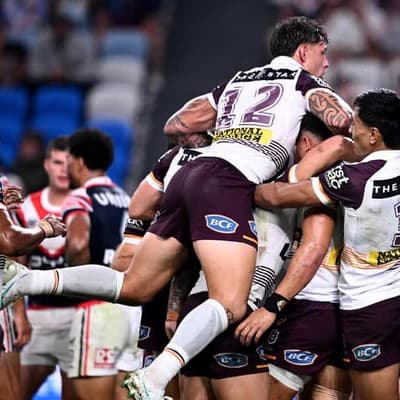 Maguire's Broncos bully Roosters in 50-14 NRL bash-up