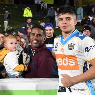 Dad blazed hot trail for Campbell's No.7 Titans switch
