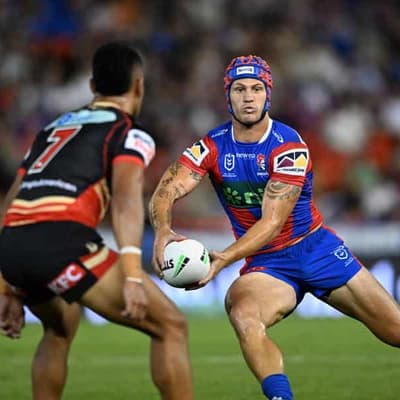 Ponga genius inspires Knights to home win over Dolphins