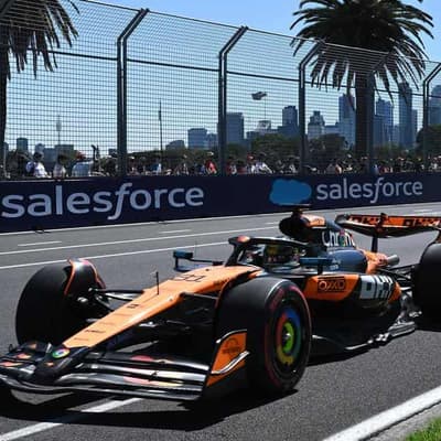 Piastri second-fastest in Australian GP practice