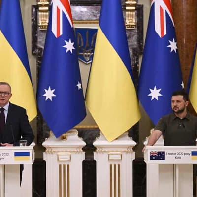 Albanese to join leaders for Ukraine peace phone call