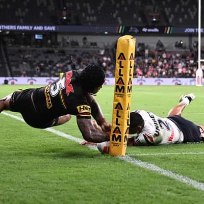 Roosters stun Penrith in proudest win of Teddy's career