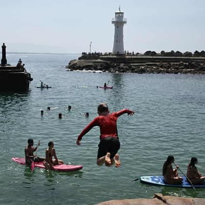 Buster brings cool relief from fierce autumn heatwave