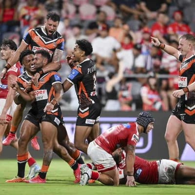 Koroisau stars in Tigers' comeback win over Dolphins