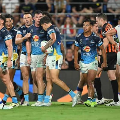 Gutsy Titans too good for error-prone Knights in NRL