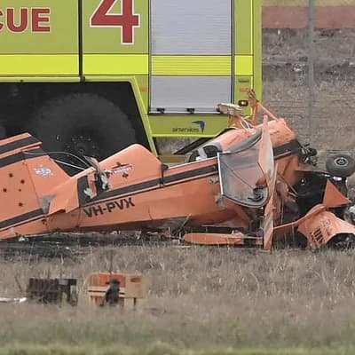 'Stunned': pilot fighting for life after air show crash