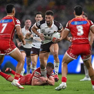 Shibasaki stars as Broncos send Dolphins to 0-4 start