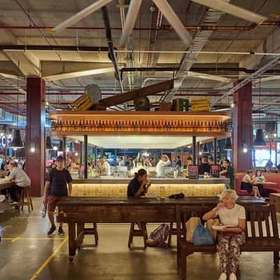 Food hall revival for inner city market of the ages
