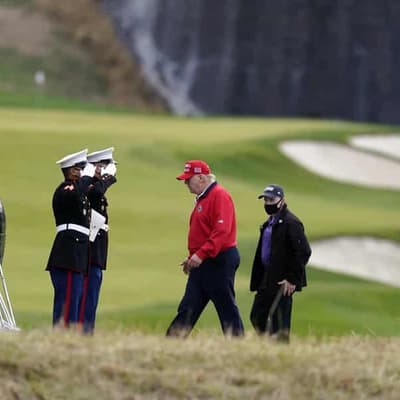 Finnish president's golf diplomacy in surprise US visit