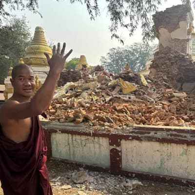 Myanmar military fires at convoy delivering quake aid