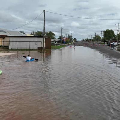 Outback town reels as Mother Nature opens the floodgate