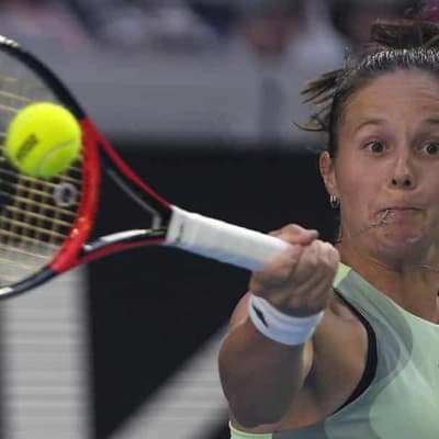 Stressed Kasatkina launches Aussie tennis life in style