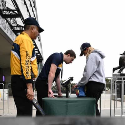 Stadium security rethink as guns allegedly smuggled in