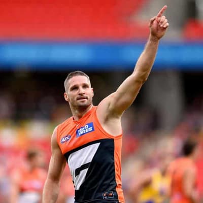 Hogan kicks nine goals as Giants maul winless Eagles