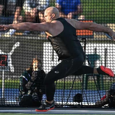 Discus king Matt Denny smashes through 70-metre barrier