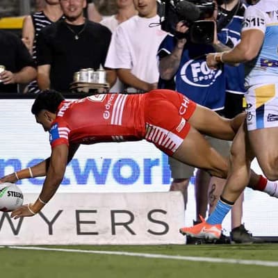 Halves impress Flanagan as Dragons belt Titans