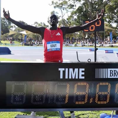 Gout Gout sets tongues wagging with 19.84s in 200m