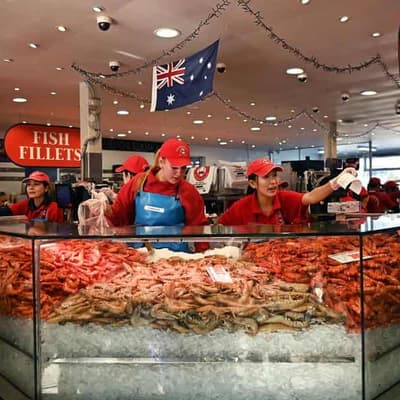 Fish frenzy at famous market for Good Friday feast