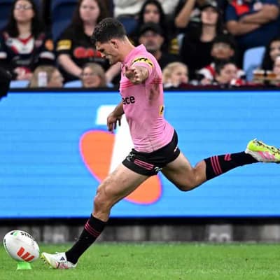 Cleary takes Panthers points record in Roosters mauling