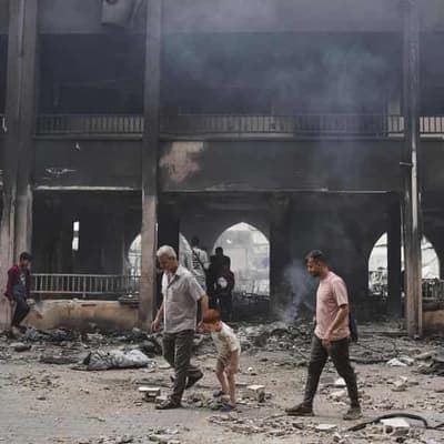 Israel strikes Gaza school housing displaced families