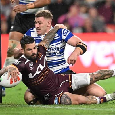 Injured Reynolds dazzles as Broncos dismantle Bulldogs