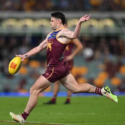 Lions coach happy as AFL premiers go on the defensive