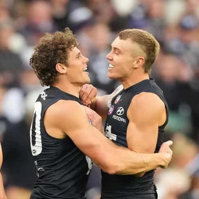 Blues show they're back with big AFL win over Cats