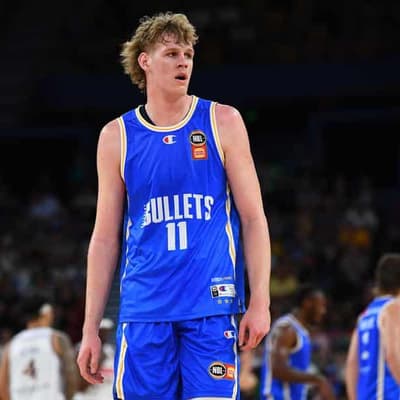 Aussie teen giant Rocco Zikarsky shooting for the NBA