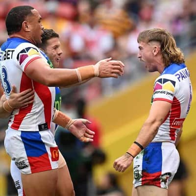 Sharpe hat-trick lifts Knights, injury woes for Souths